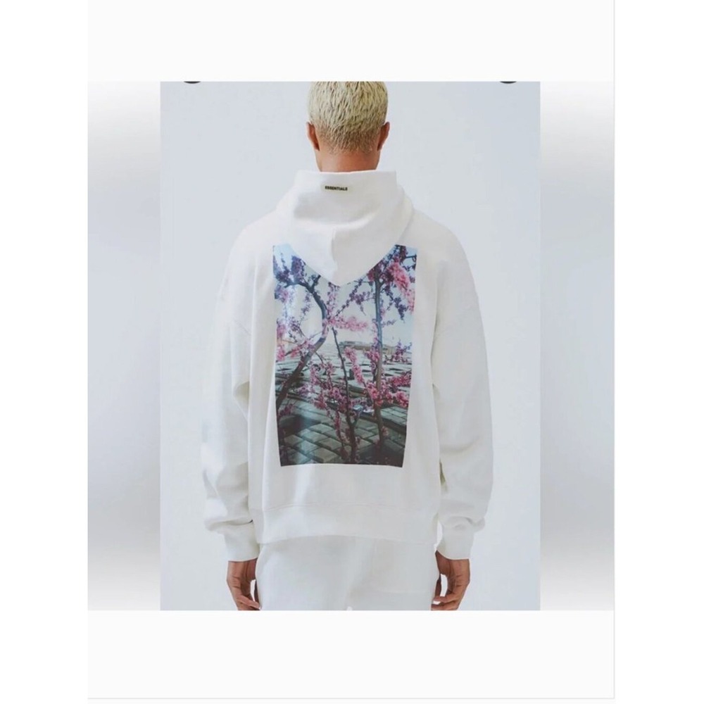 Fear of God x Essentials Cherry Blossom Hoodie White size Medium‎